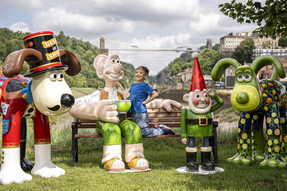 Roald Dahl-inspired Wallace and Gromit sculpture part of charity trail