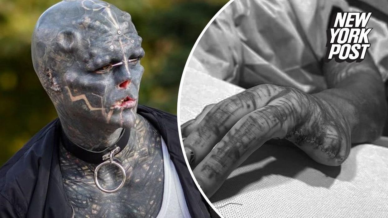 'Black Alien' can't get a job due to extreme tattoos and body modifications