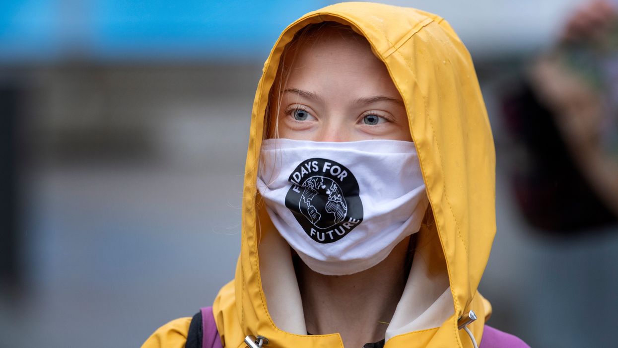 Fridays For Future protest at the Swedish Parliament