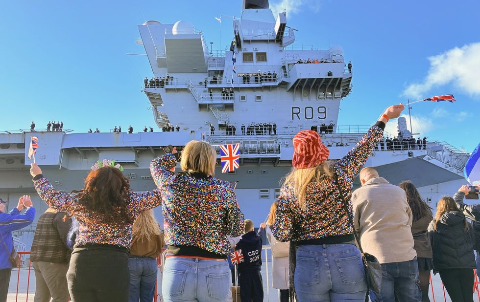 Service families reunited for festive season as ships return to home bases