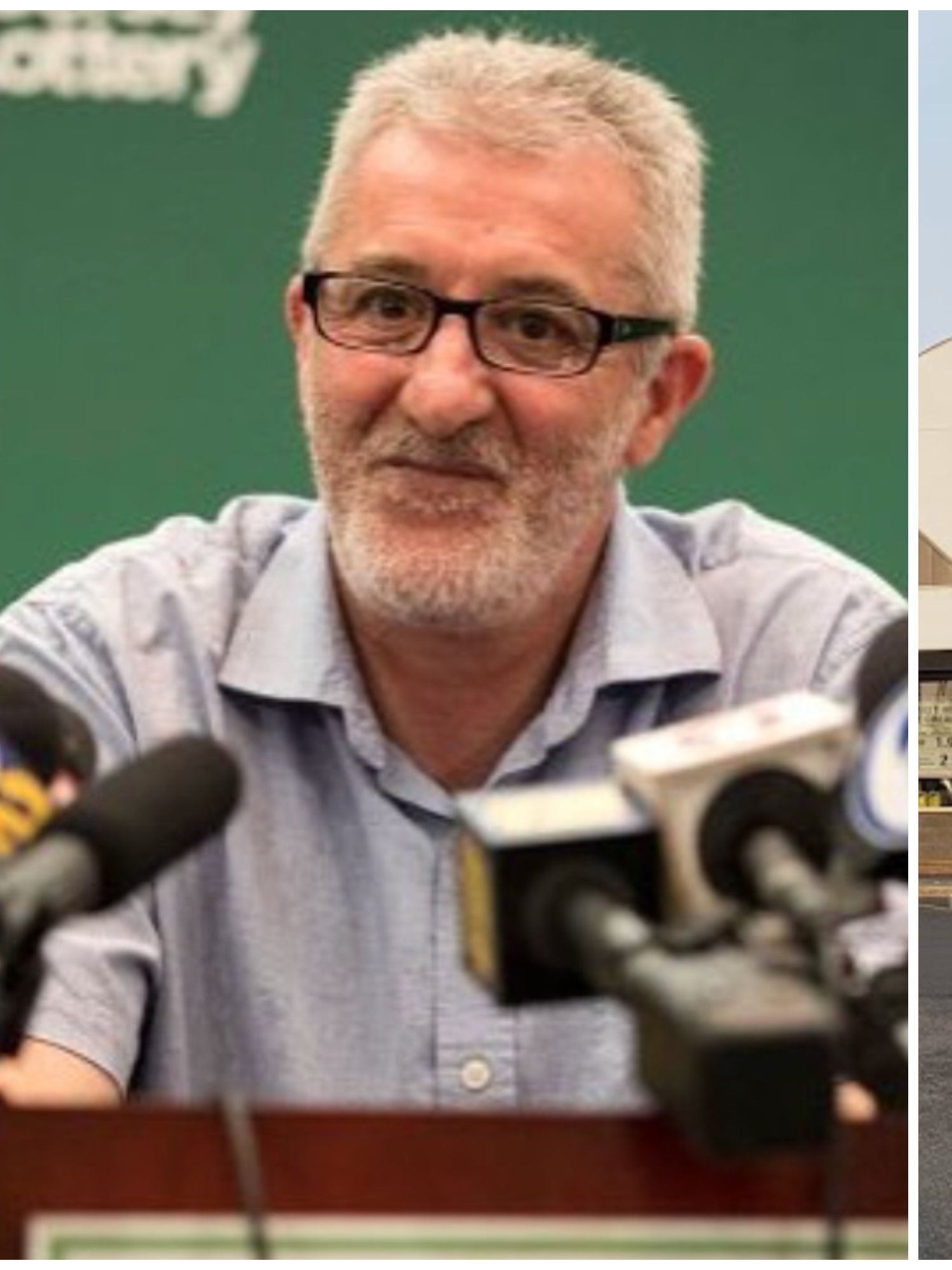 From left: 2018 Powerball lottery winner Tayeb Souami; view of the exterior of Shoprite in Hackensack, New Jersey