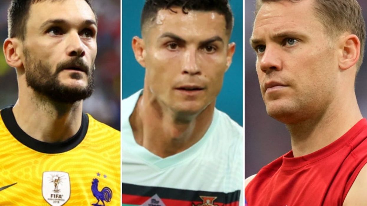 <p>(From left) France captian, Hugo Lloris, Portugual captain, Cristiano Ronaldo and Germany captain, Manuel Neuer</p>