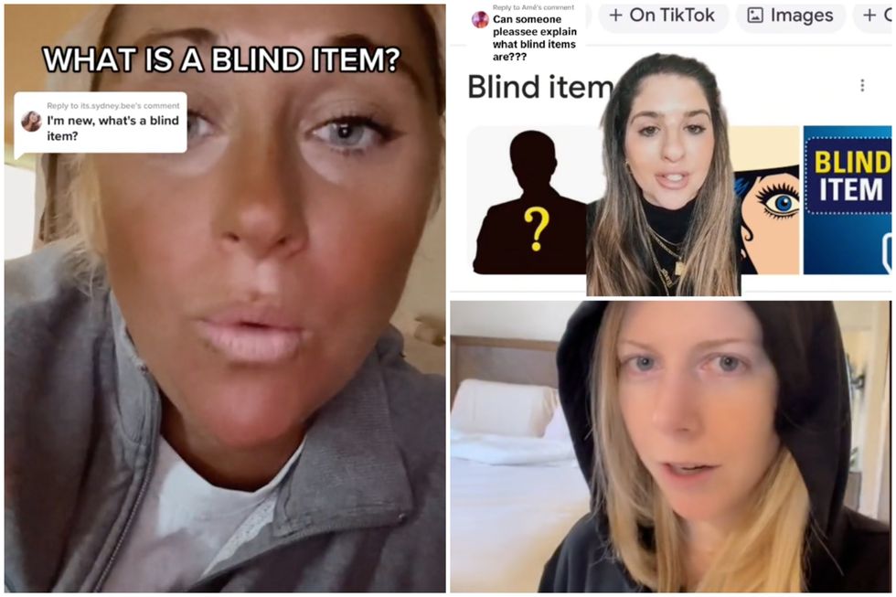 What are celebrity blind items?