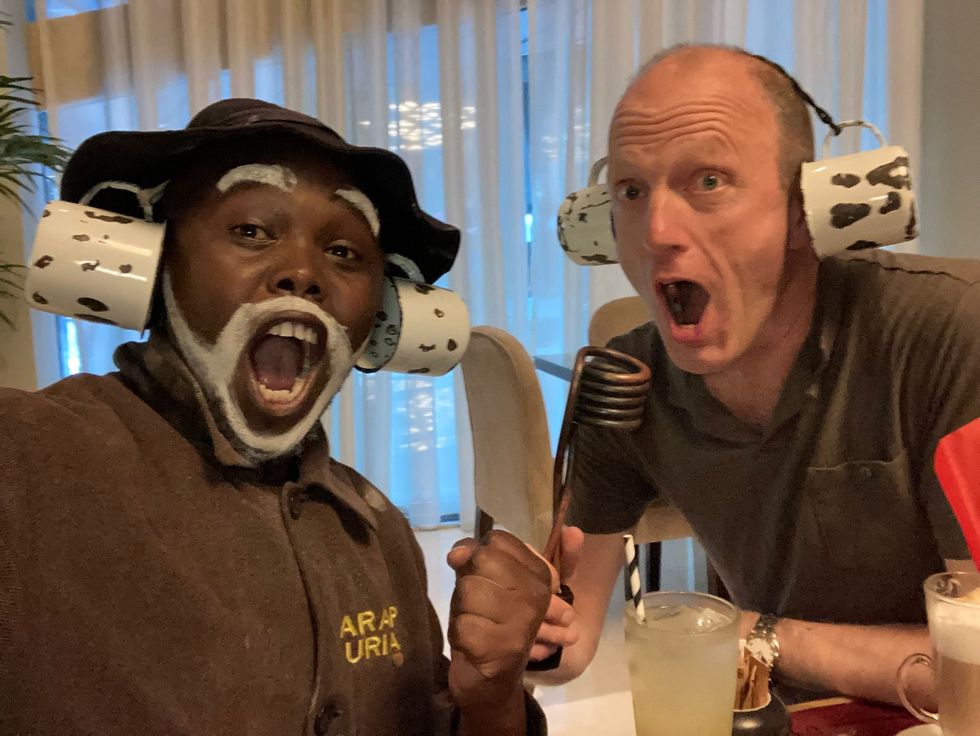 Comedian who lip syncs football commentaries meets idol after Twitter request