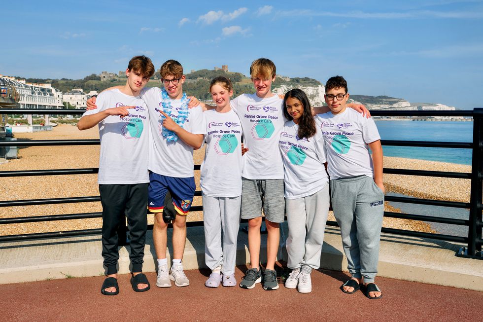 Teenagers triumph over jellyfish to complete English Channel crossing relay