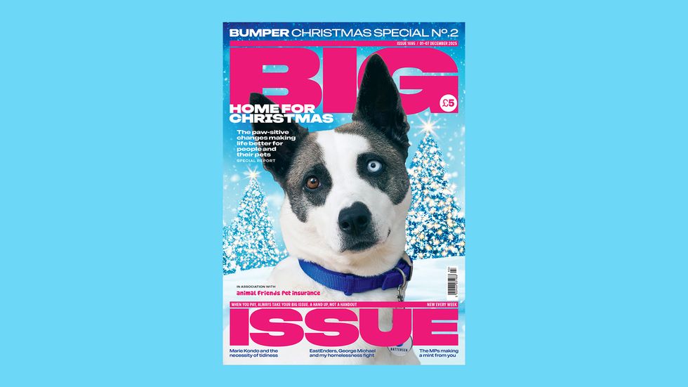 Front cover of the Christmas edition of the Big Issue