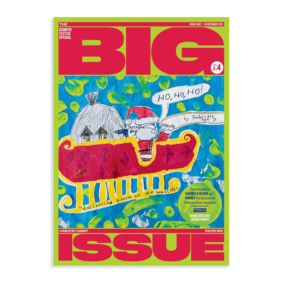 Gabriela Beard\u2019s front cover for The Big Issue (Big Issue/PA)