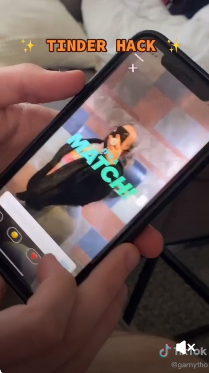 What does it means if he has tinder acviunt