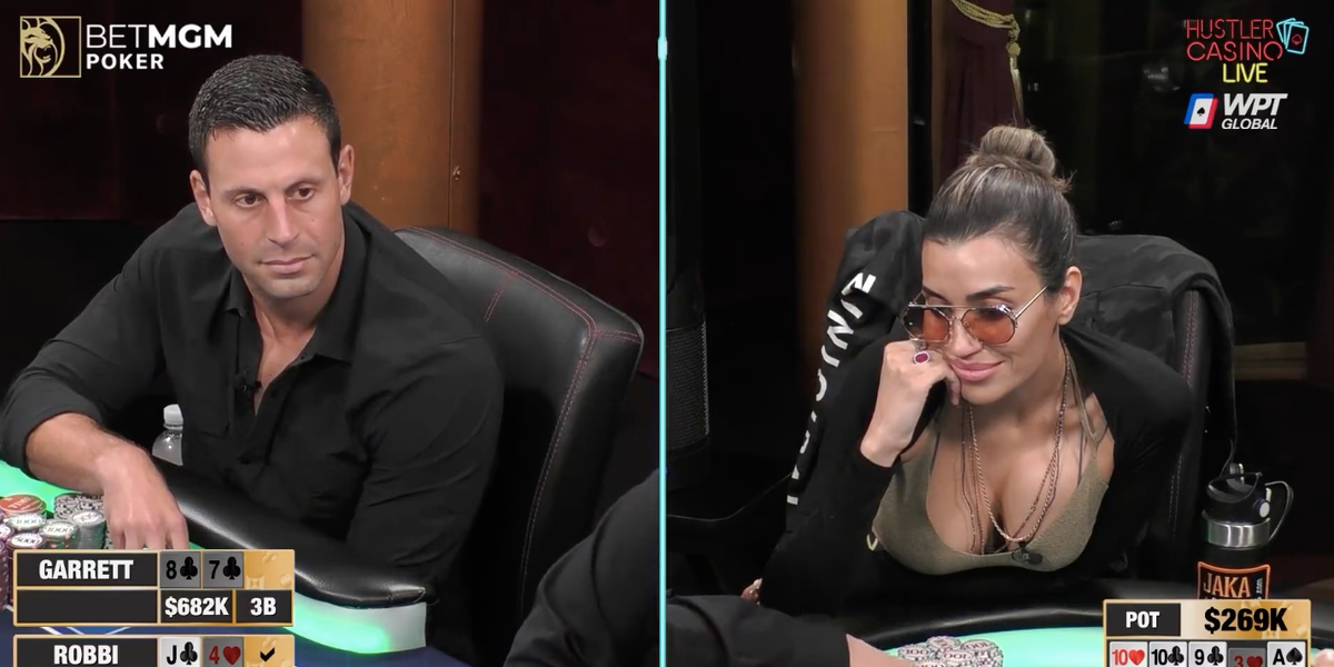 Robbi Jade Lew challenges Garrett Adelstein to poker game after
