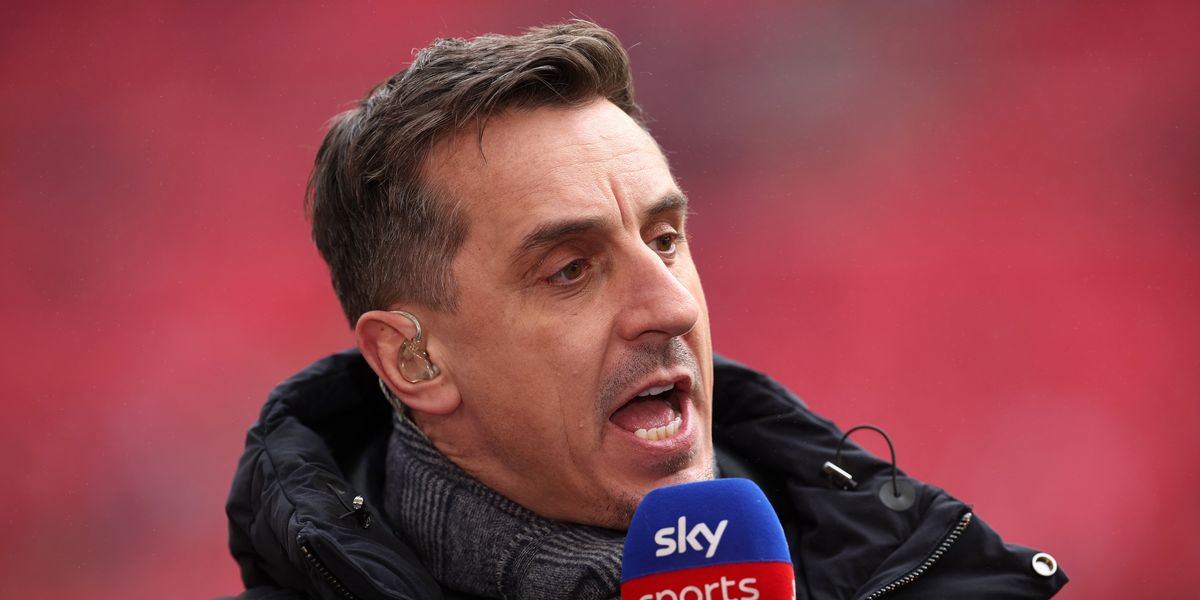 Gary Neville vows to wear an Arsenal shirt if the team wins the Premier League
