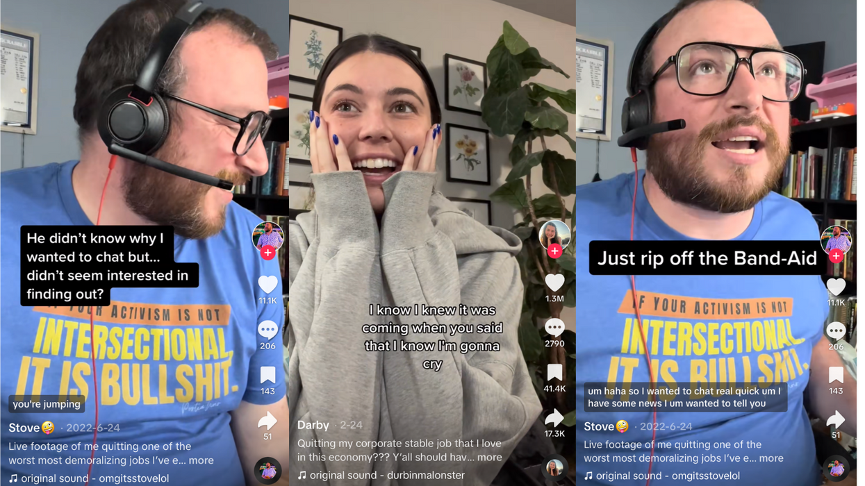 Gen Z workers are quitting their jobs live on TikTok