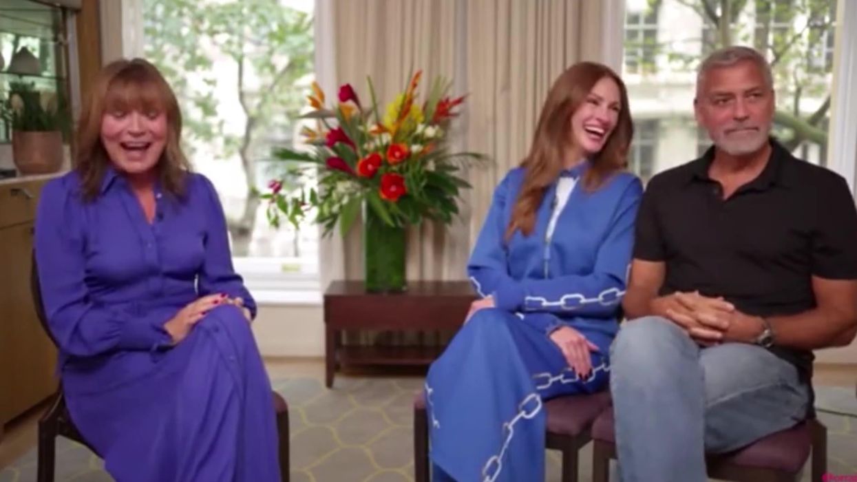 Lorraine Kelly left blushing as George Clooney interview takes rude turn