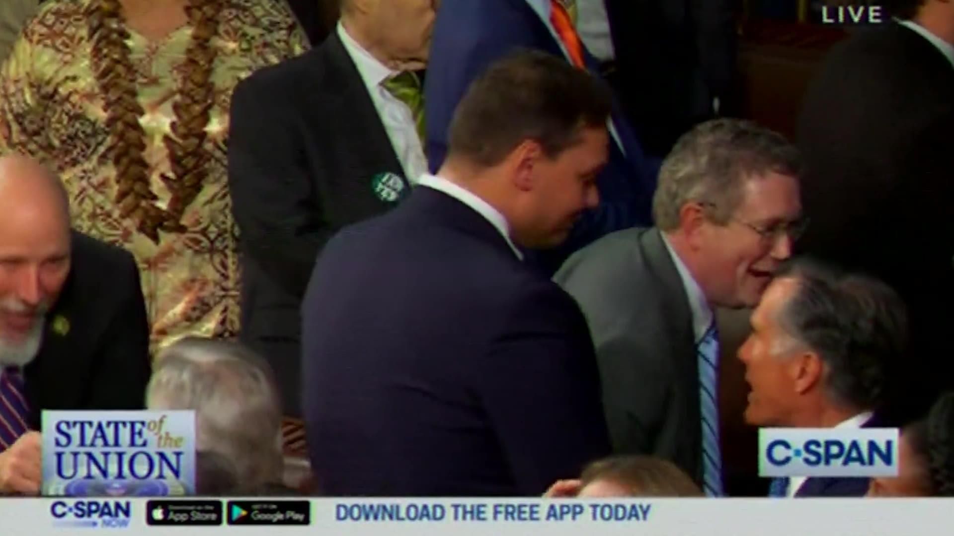 Tense Moment Sees Mitt Romney Send George Santos Reeling With Four Word Tense Moment Sees Mitt Romney Send George Santos Reeling With Four Word