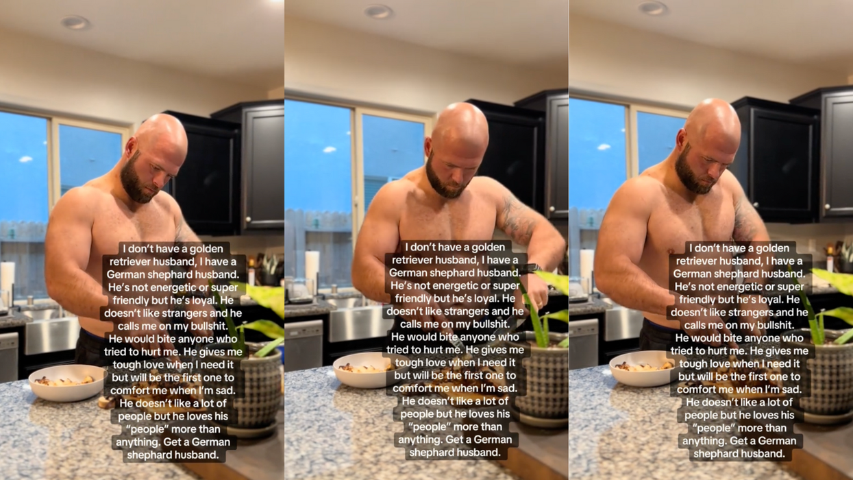 'German Shepherd husband' gets ruthlessly mocked online