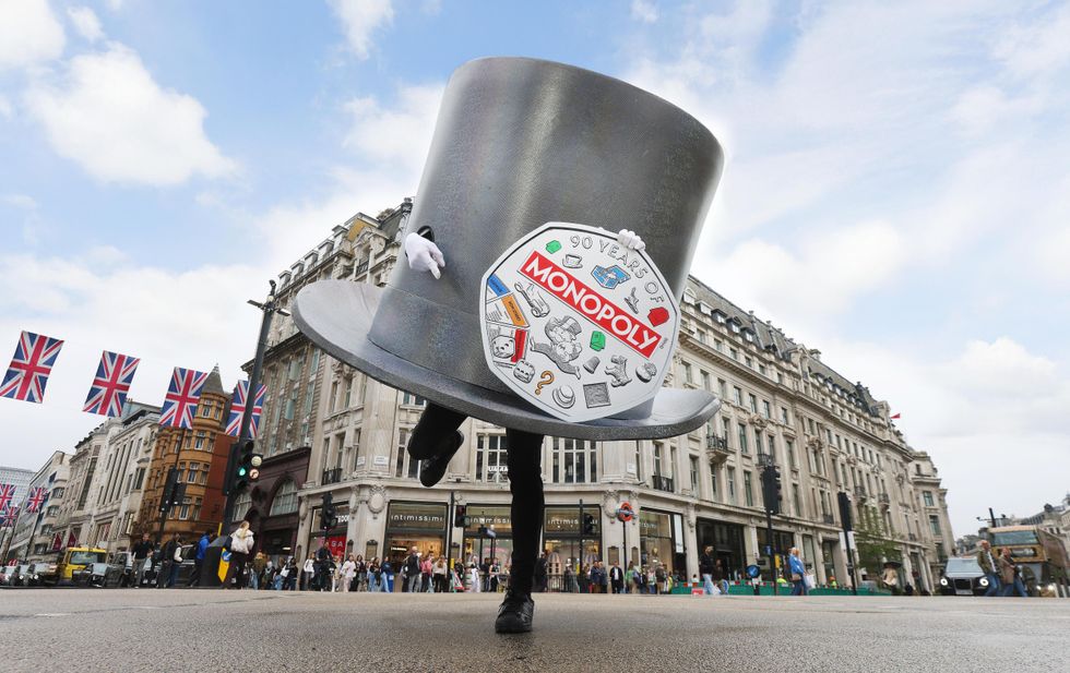 Giant top hat in London