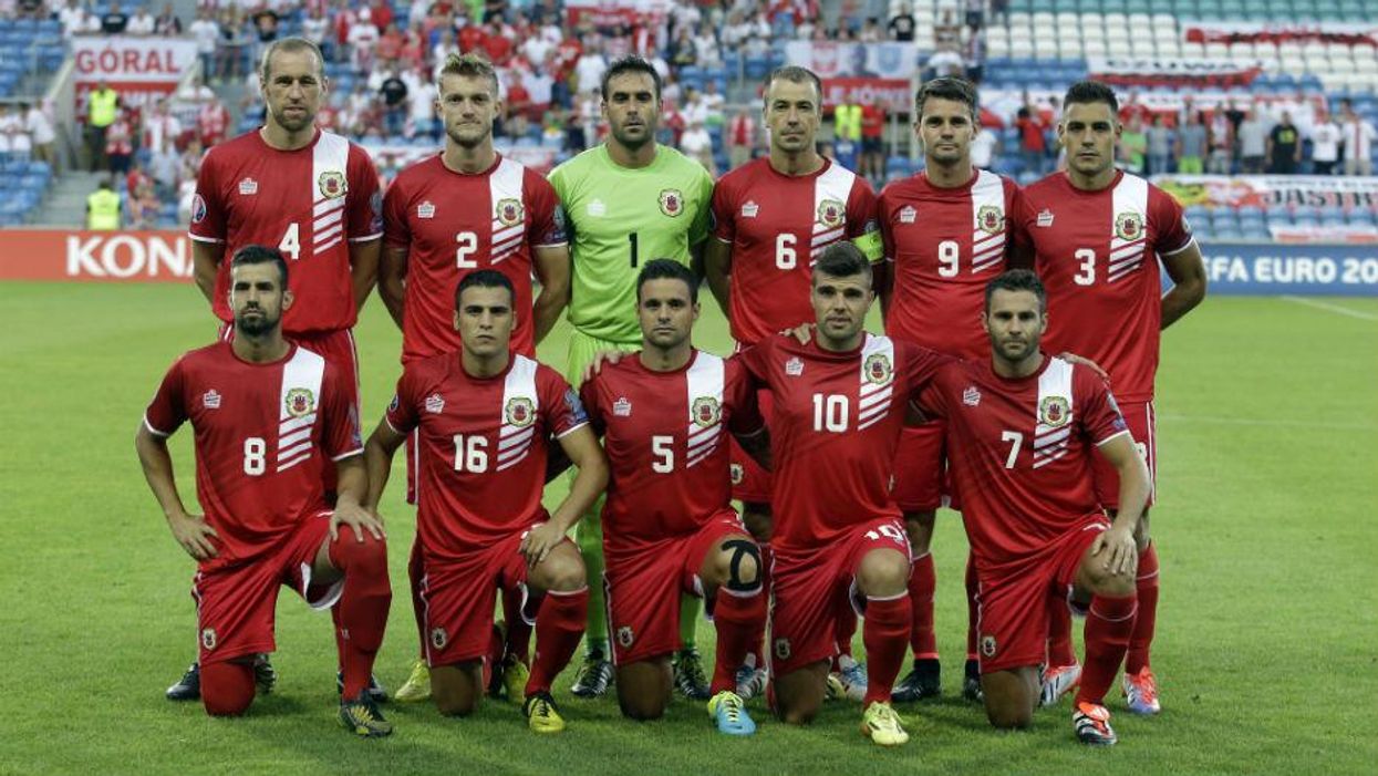 Gibraltar starting XI v Poland