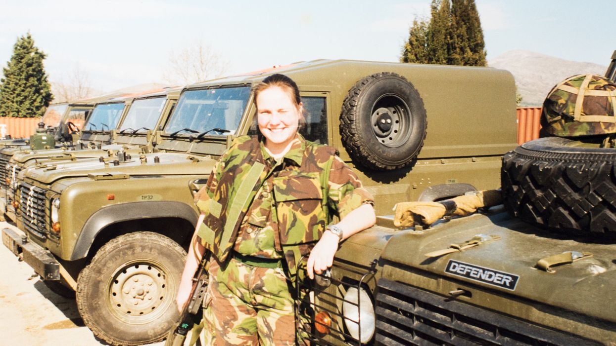 Gina Allsop, 45, a Royal Signals veteran from Brighton (Gina Allsop/PA)