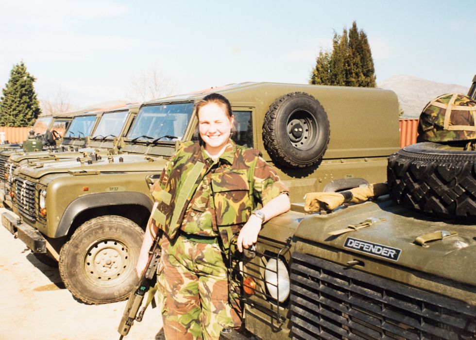 Gina Allsop, 45, a Royal Signals veteran from Brighton (Gina Allsop/PA)