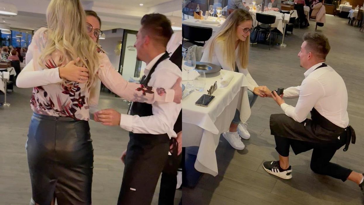 Teenager cruelly trolled for proposing to his 76-year-old 'soul mate'