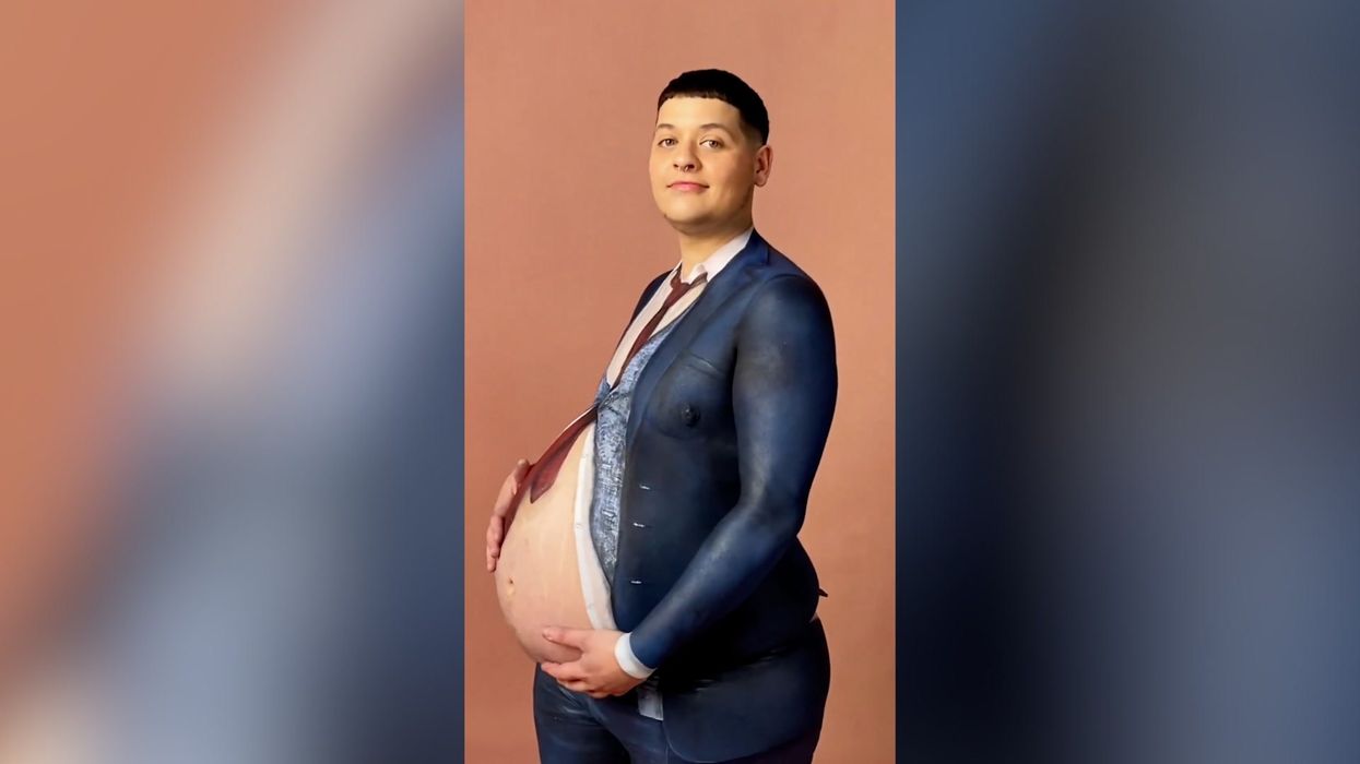 Glamour magazine unveils pregnant transgender man as Pride cover star