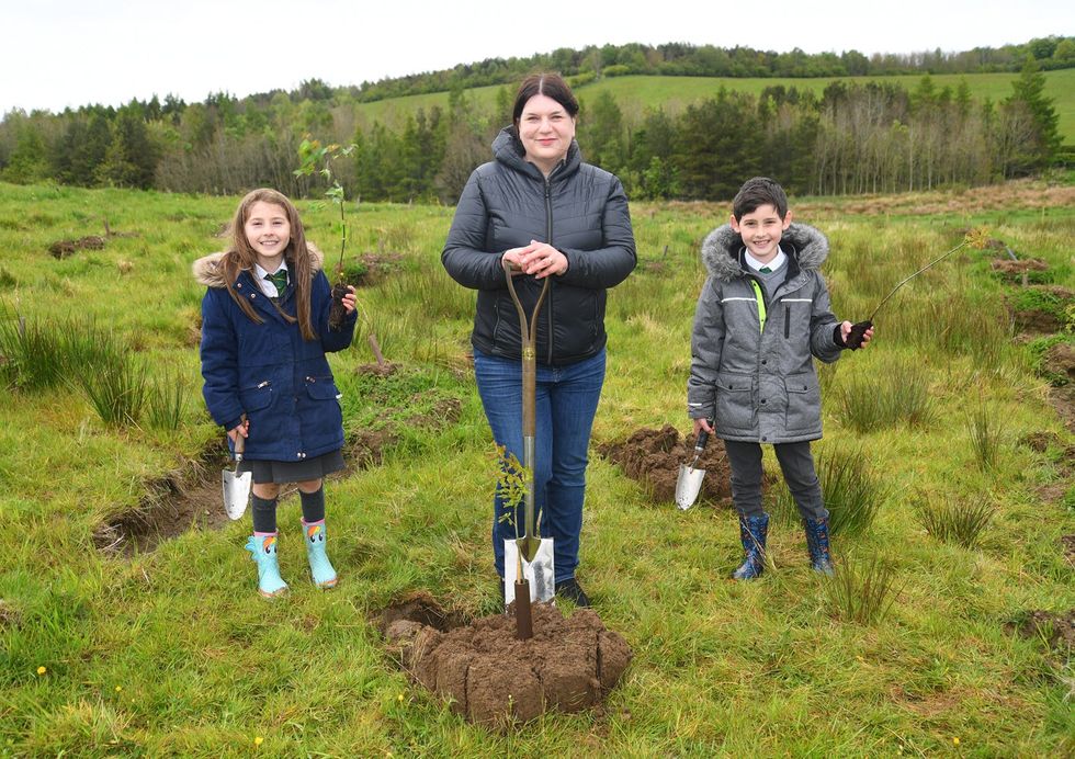 <p>Glasgow City Council leader Susan Aitken at the inaugural tree planting</p>