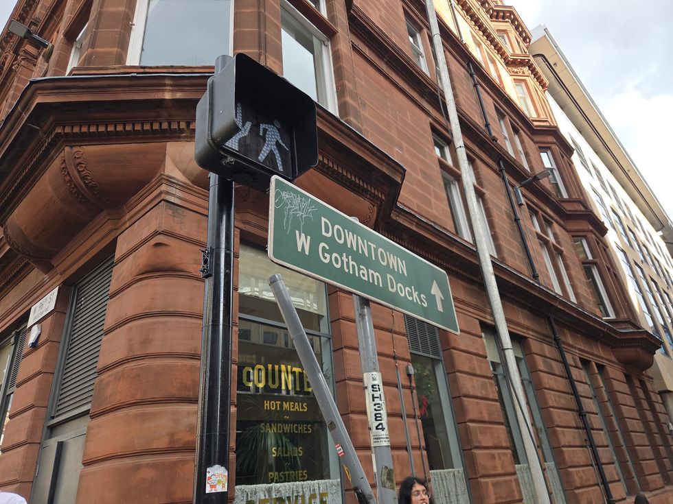 Glasgow\u2019s Bothwell Street has been transformed as final preparations are made for filming of The Batman: Part II (PA)