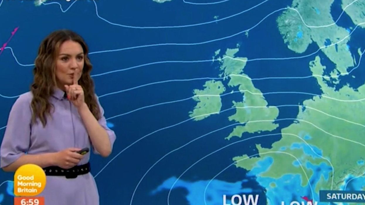 Hilarious moment GMB weather reporter snaps at Richard Bacon to be quiet