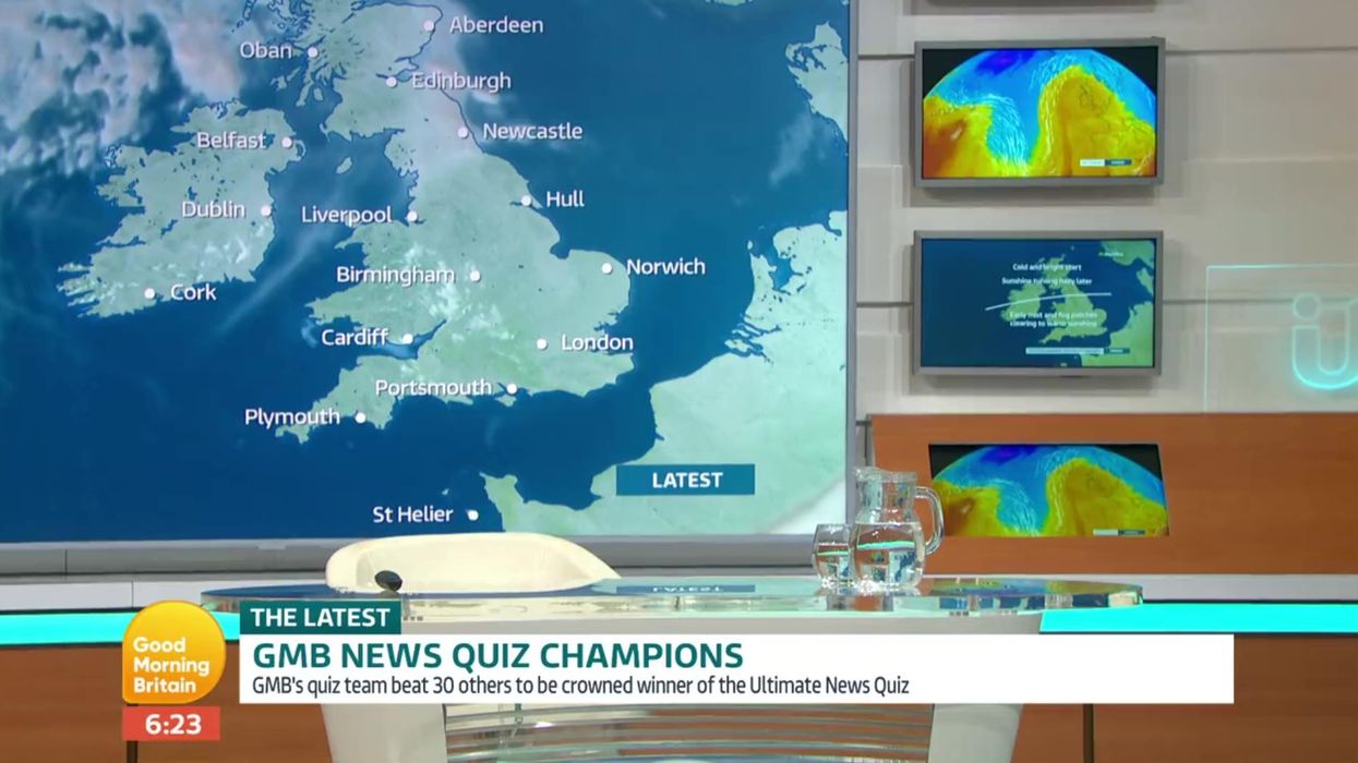 GMB weather presenter is a no-show after boozy night out