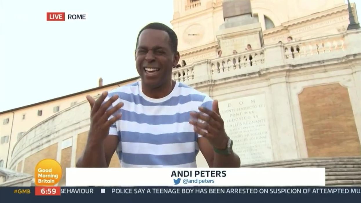 Ed Balls asks Andi Peters if he's had a spray tan in bizarre GMB interaction