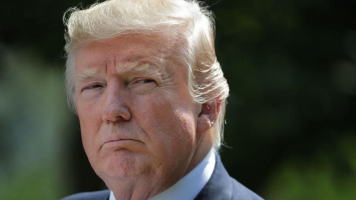 Trump just managed to make someone's memorial service all about him