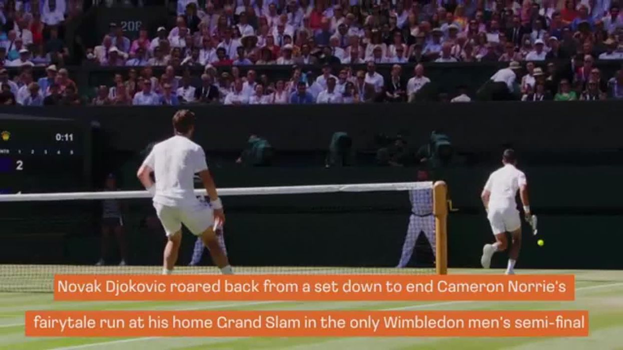Wimbledon final: Nick Kyrgios gets annoyed at 'drunk' woman distracting him