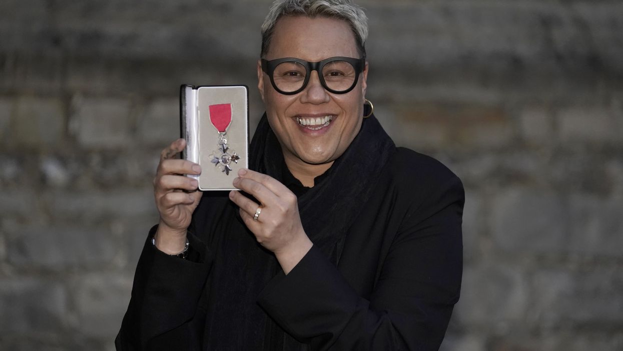 Gok Wan after he received his MBE (Andrew Matthews/PA)
