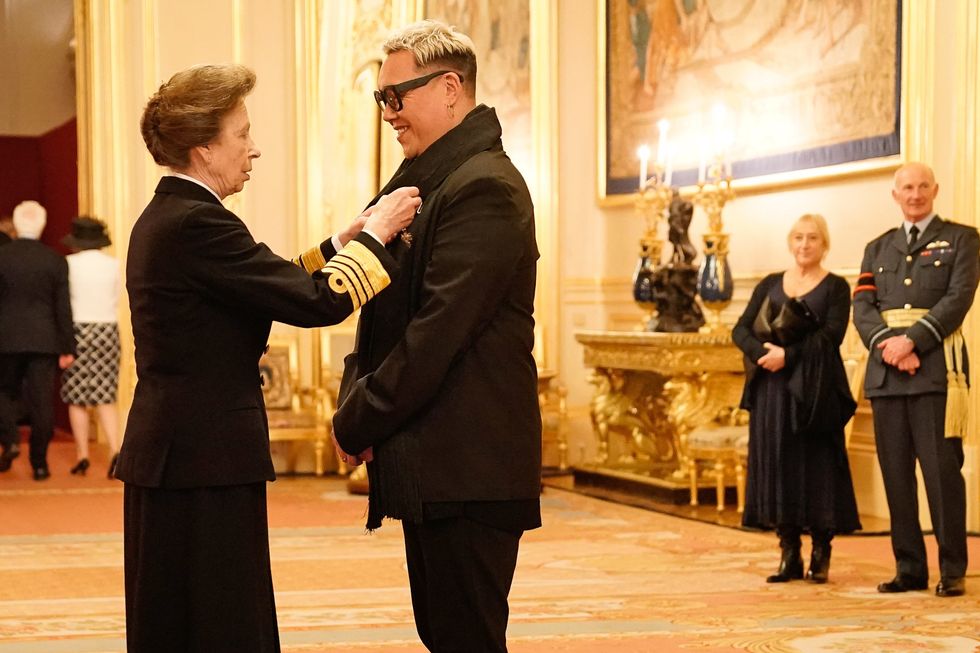 Gok Wan is made an MBE by the Princess Royal (Aaron Chown/PA)