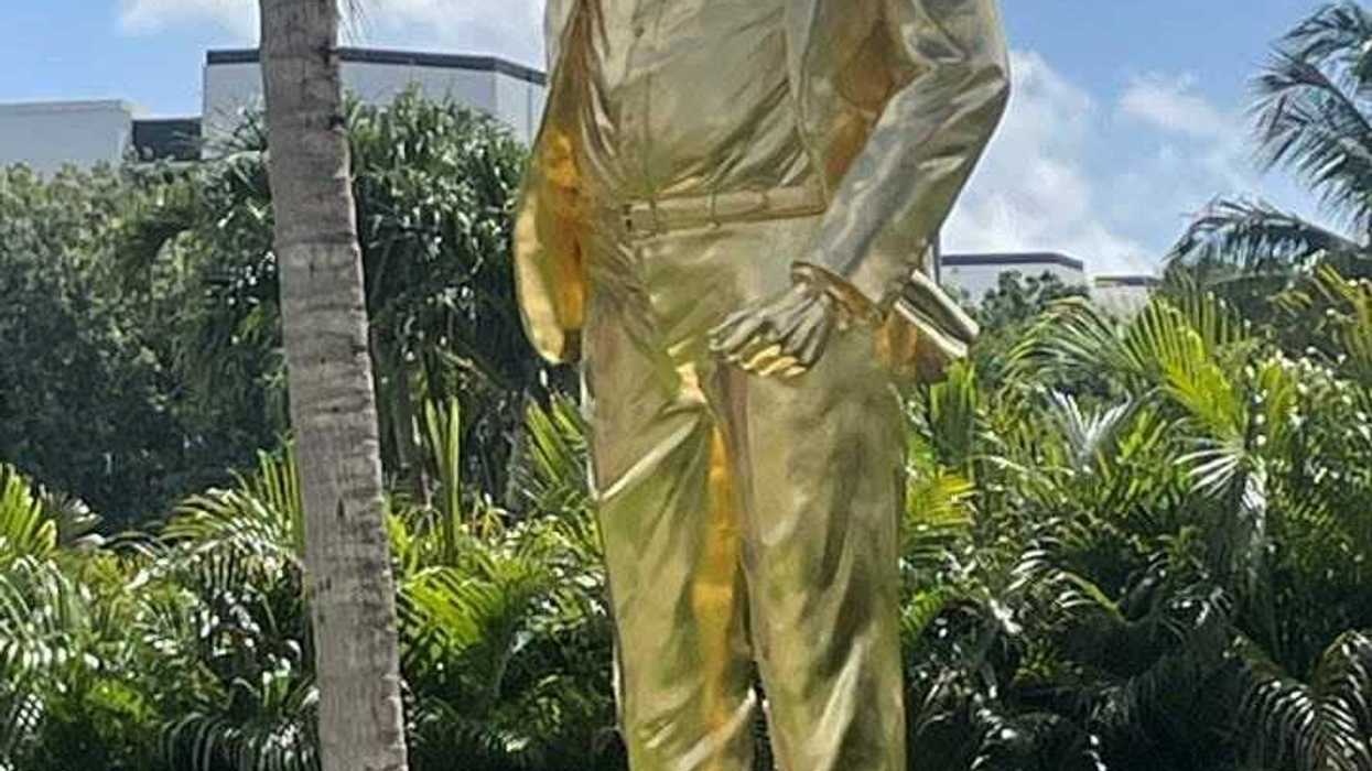 Golden Trump statue gets four-word response from The Boys showrunner Eric Kripke
