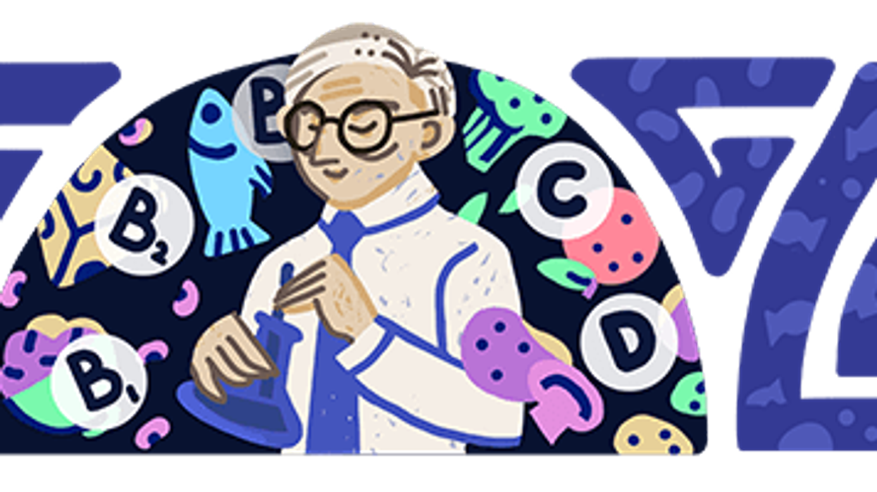 Polish-American biochemist Casimir Funk celebrated in today's Google Doodle