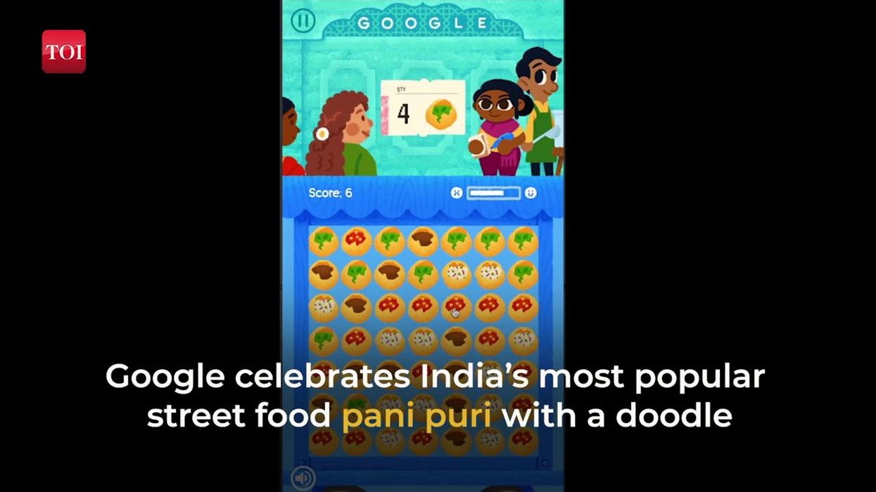 Google Doodle Game Celebrates Pani Puri