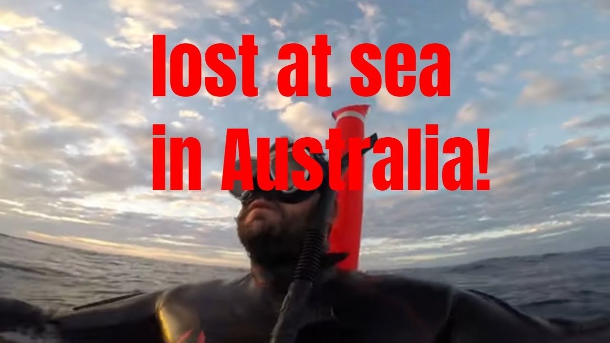 Diver recorded 'final moments' after being left 30 miles from shore