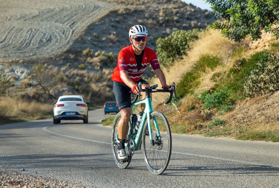 Cyclist takes on own version of Tour de France for modern slavery victims