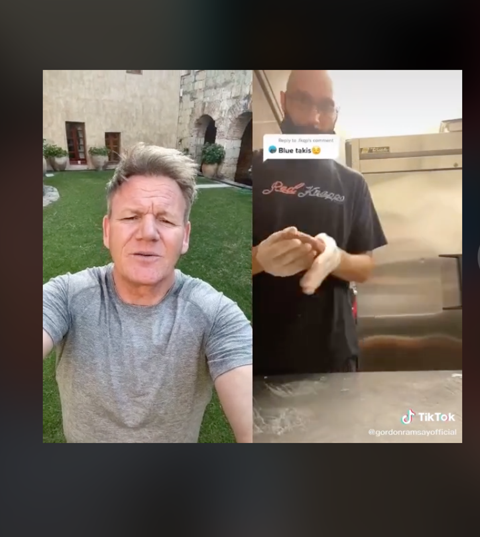Gordon Ramsey roasts TikTok chef
