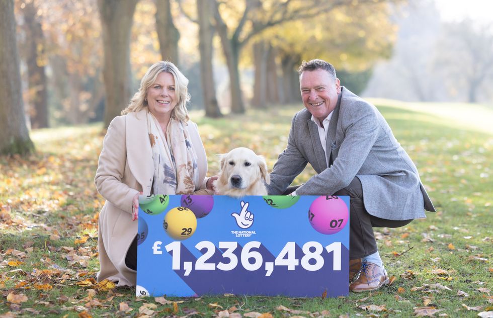 Couple celebrate £1.2m Lottery win reliving romantic weekend in Weymouth