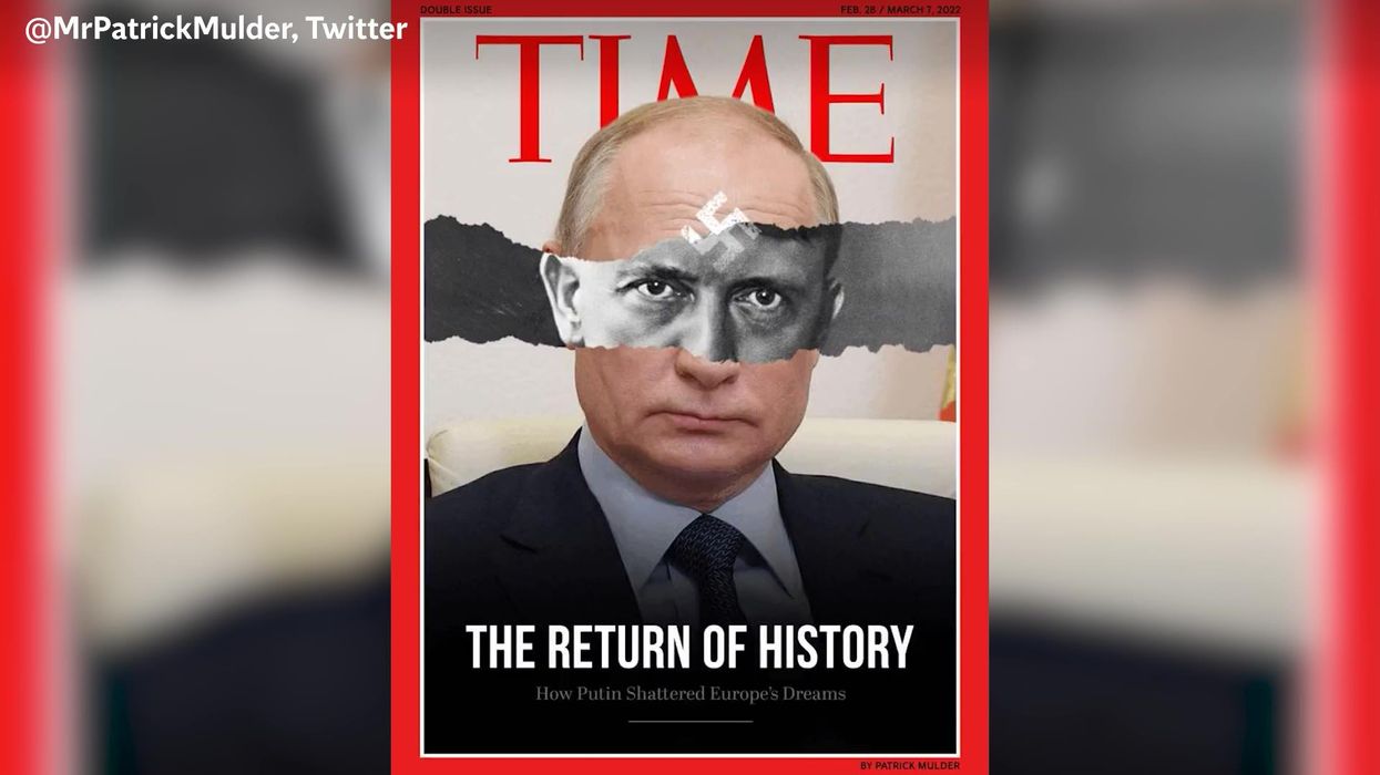 'Time' did not compare Putin to Hitler on cover of magazine