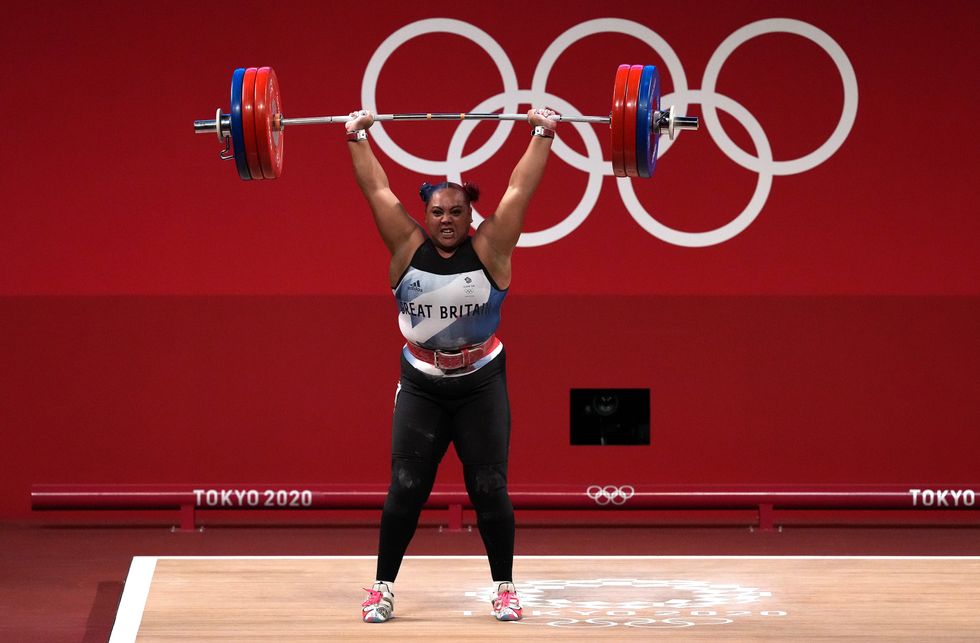 Great Britain\u2019s Emily Campbell at the Tokyo 2020 Olympic Games in Japan (Martin Rickett/PA)