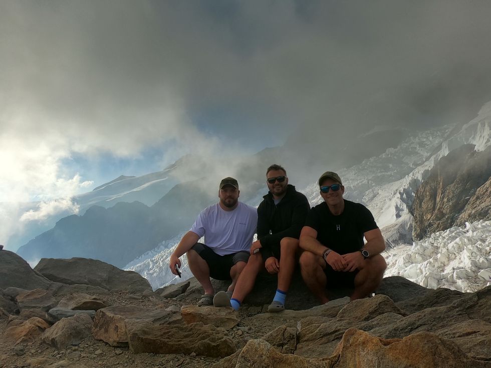 Ex-rugby players scale Monte Rosa to fundraise for mental health support