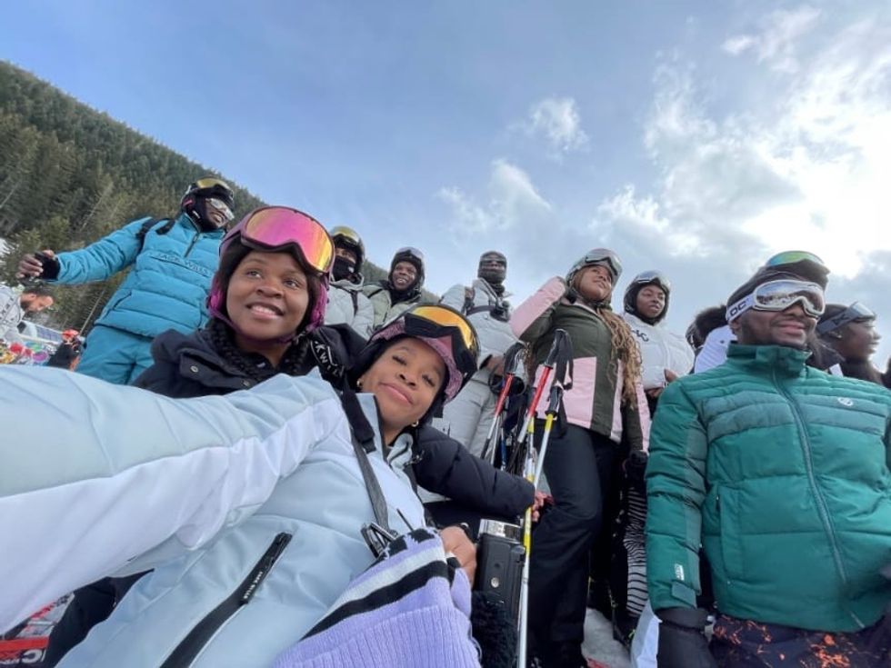 Group posing together