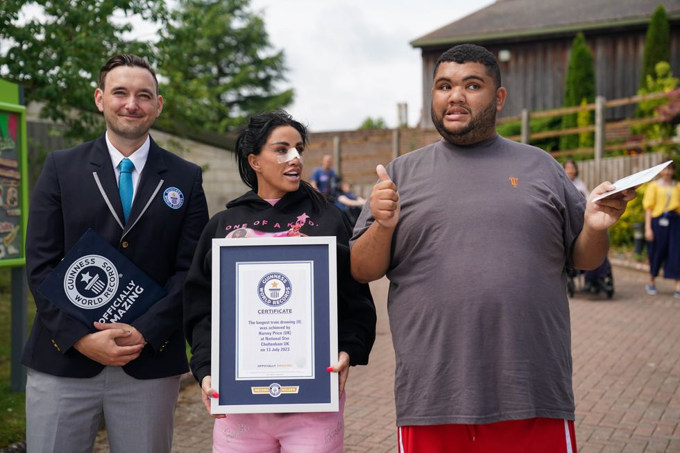Harvey Price sets new Guinness World Record