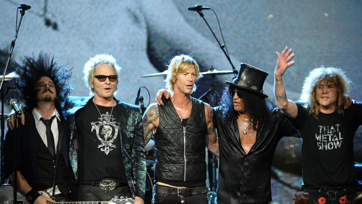 Guns N' Roses' bass player just seemingly confirmed them for Glastonbury Festival