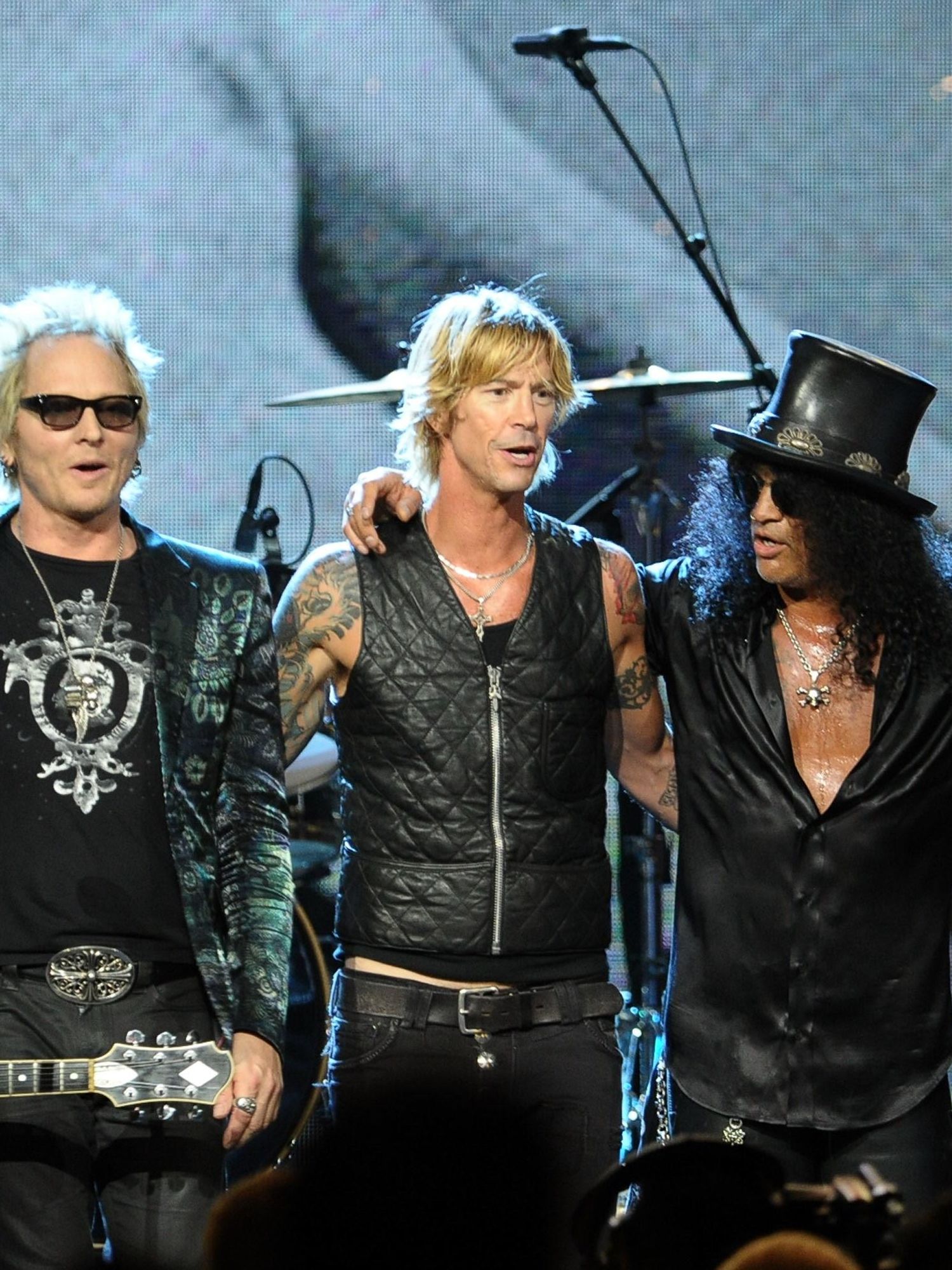 Guns N' Roses' bass player seemingly confirmed them for Glastonbury