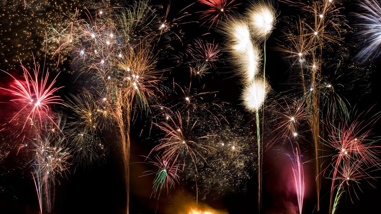 <p>Guy Fawkes Night firework celebration </p>