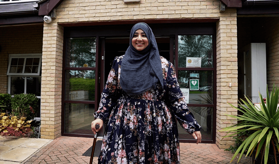 Hajrah Aslam is now continuing her recovery at home (Askham Rehab/PA)
