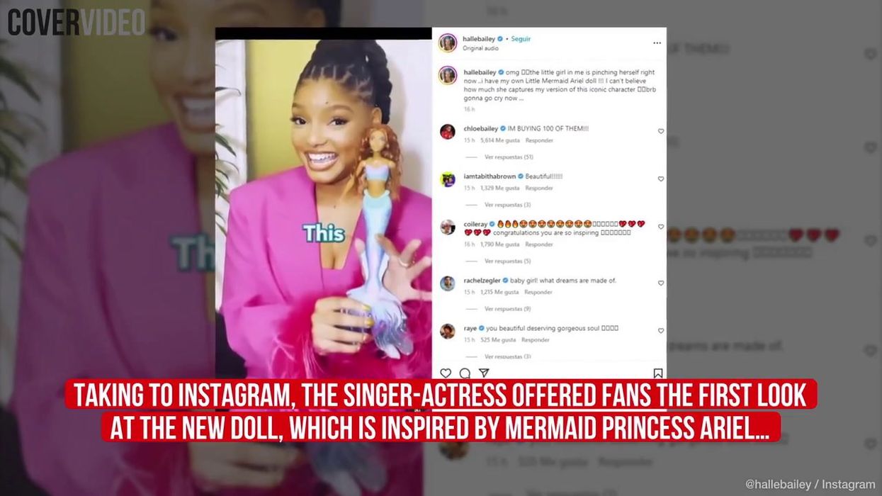 The Little Mermaid star Halle Bailey shares her antidote to hate from racist trolls